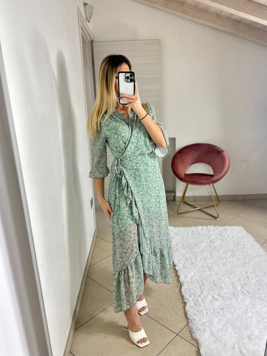 Abito Flora verde
