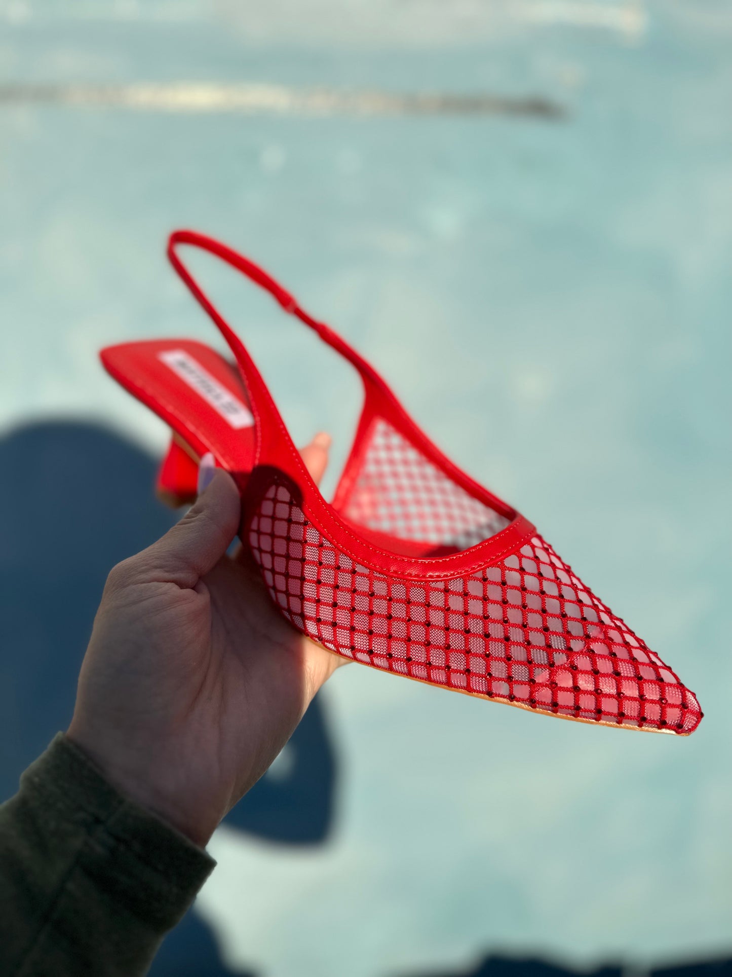 Slingback rosse