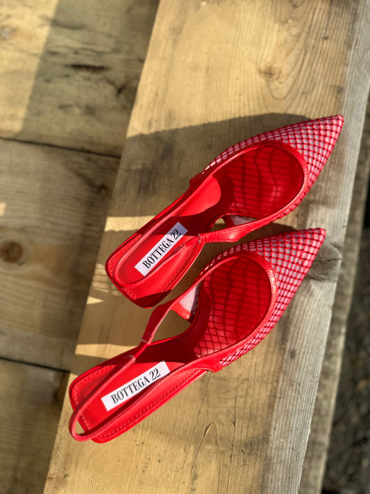Slingback rosse