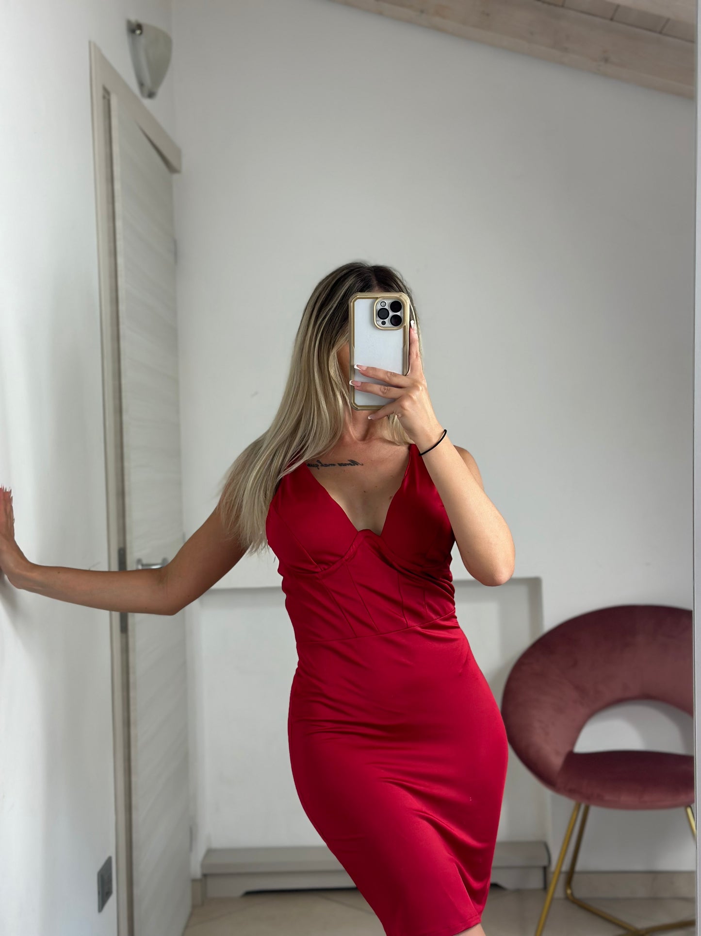 Dress Sara rosso