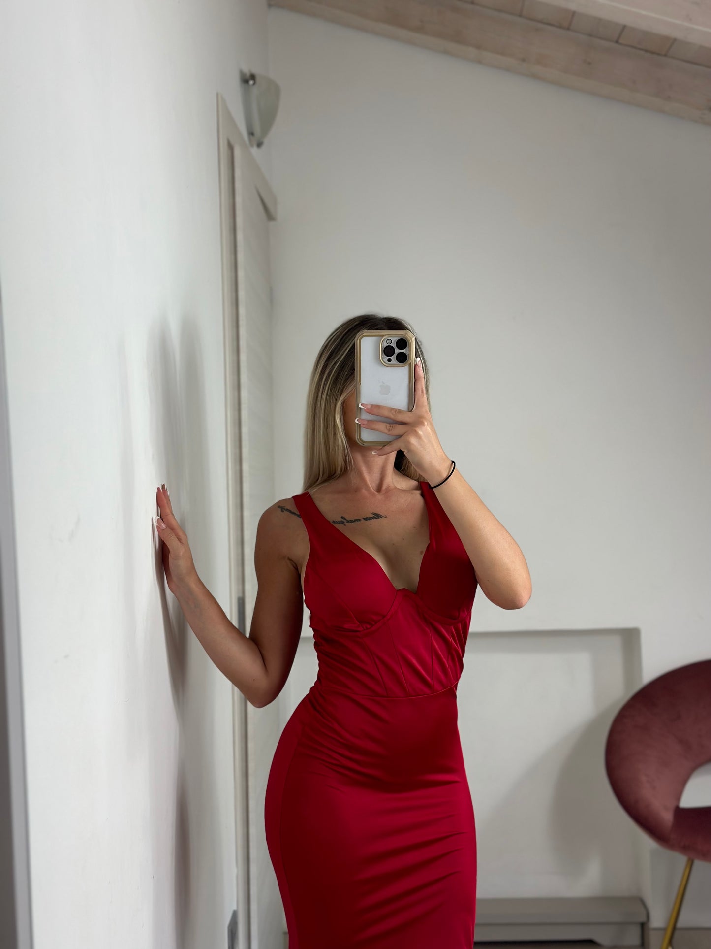 Dress Sara rosso