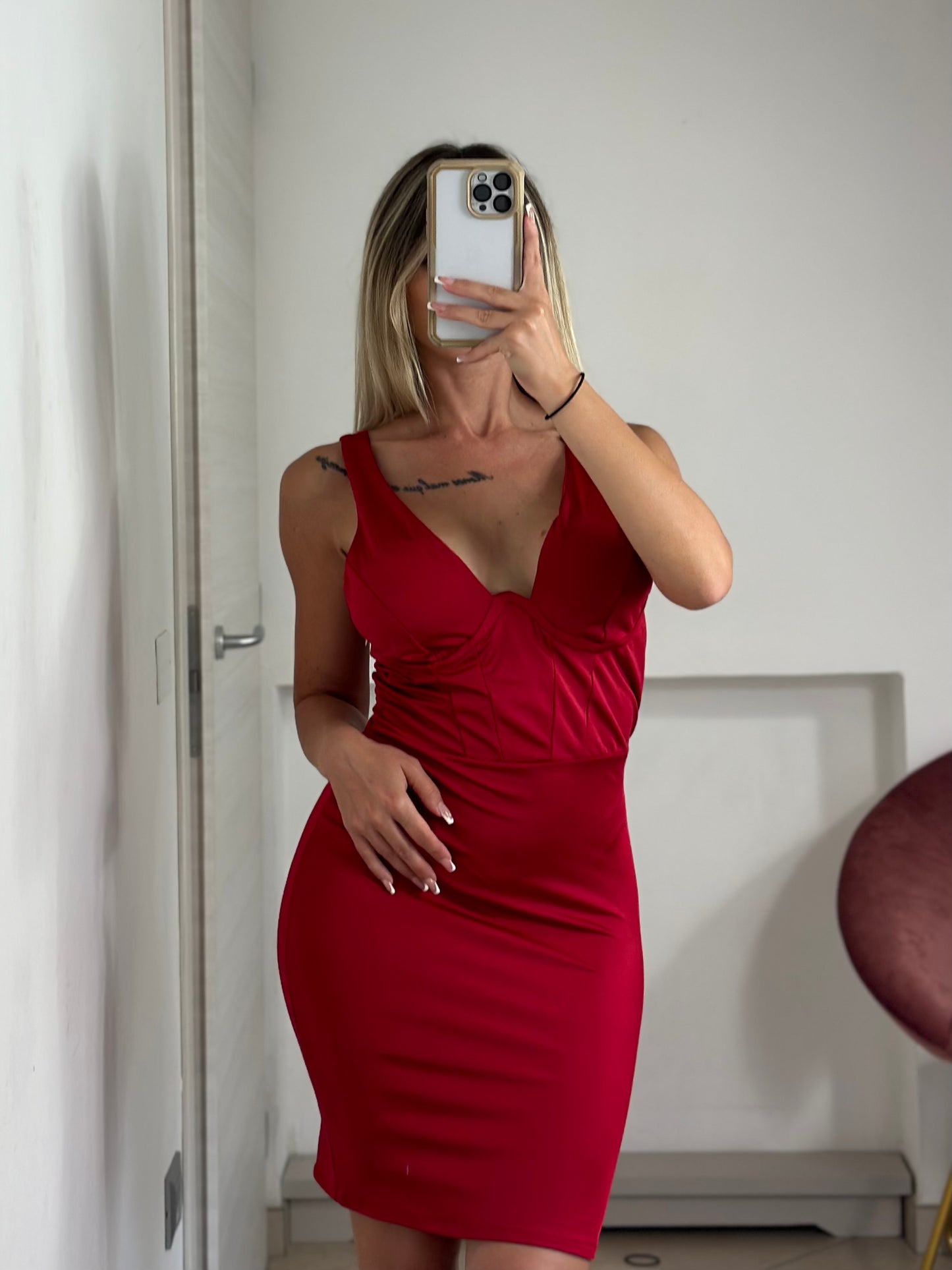 Dress Sara rosso