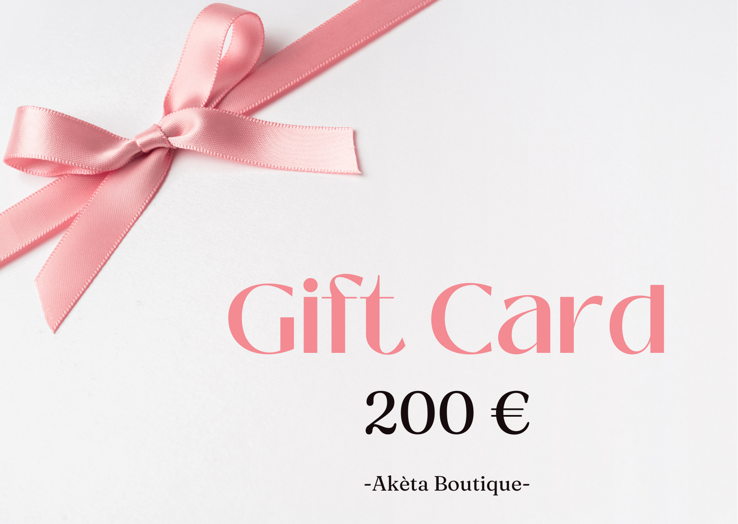 Gift Card di Akèta Boutique